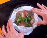 アサリと鯛の包み蒸し【食遺産】作り方10写真
