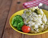 ブロッコリーとしらすの炊き込みご飯作り方4写真
