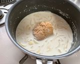チキンDEサラダでチキンクリームスープ作り方4写真
