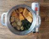 鶏つくねとたけのこの煮物作り方4写真