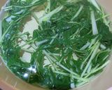 水菜消費☆水菜と柑橘のマヨサラダ作り方1写真