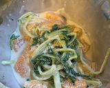 水菜消費☆水菜と柑橘のマヨサラダ作り方4写真