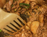 えのき茸とじゃがいもの牛肉炒め作り方17写真