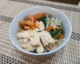 【ダイエット】しっとり鶏むね肉のナムル丼作り方9写真
