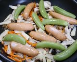 簡単！シャウエッセンとたけのこの白だし煮作り方4写真