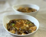 麻婆の素で二刀流!簡単すぎる麻婆茄子豆腐作り方11写真