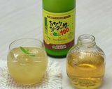 シークヮーサーのりんごジュース割☆作り方1写真