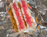 ちくわと紅しょうがのマヨ焼き作り方2写真