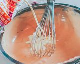 95℃ 桜餡入り 春の香りチーズケーキ作り方16写真