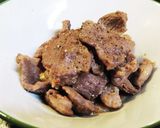 豚ハラミとカシラの焼き肉　今日の夜ご飯作り方3写真