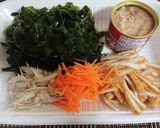 サバ缶と昆布の炒め物作り方1写真