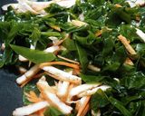 サバ缶と昆布の炒め物作り方2写真