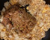 バーベキュー味のコッテリチャーハン作り方10写真
