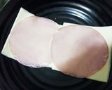 レンジで幸せハムたまごチーズサンド作り方2写真