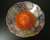 チョコで作った柿の器と柿の寒天ゼリー作り方16写真