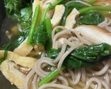 簡単　ほうれん草煮込み蕎麦作り方1写真