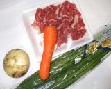 簡単プルコギ♪手・足・腹部の冷えに薬膳作り方1写真