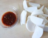 ご飯に合う【かぶと豚の味噌バター炒め】作り方1写真