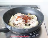 ご飯に合う【かぶと豚の味噌バター炒め】作り方6写真