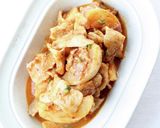 ご飯に合う【かぶと豚の味噌バター炒め】作り方8写真