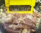 低温調理グリーンカレーの為に作る鶏もも肉作り方8写真