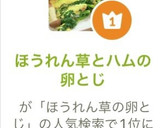 ほうれん草とハムの卵とじ作り方5写真