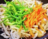 豚バラれんこんヤーコン炒め煮。作り方5写真