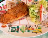 薄切り豚肉でとんかつチーズ入り作り方9写真