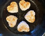 焼くだけなひき肉の型抜き・お弁当や飾りに作り方3写真