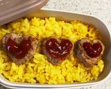 焼くだけなひき肉の型抜き・お弁当や飾りに作り方4写真