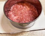 焼くだけなひき肉の型抜き・パンやご飯に作り方1写真