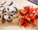 トマトクリームのゴルゴンゾーラパスタ作り方1写真