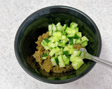 きゅうりのふきのとう味噌和え＆かまぼこ作り方1写真