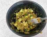 きゅうりのふきのとう味噌和え＆かまぼこ作り方2写真