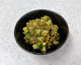 きゅうりのふきのとう味噌和え＆かまぼこ作り方3写真