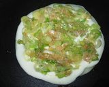 巨大おやき？葱だけで簡単おうす（薄焼き）作り方5写真