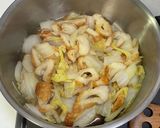 白菜とちくわの煮物作り方4写真