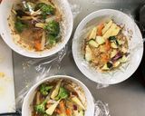 根菜茄子白菜簡単ごま味噌味温野菜サラダ作り方6写真