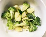 根菜茄子白菜コク旨ふりかけ風温野菜サラダ作り方5写真