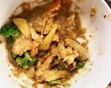 根菜茄子白菜簡単ごま味噌味温野菜サラダ作り方8写真