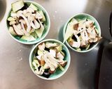 根菜茄子白菜コク旨ふりかけ風温野菜サラダ作り方12写真