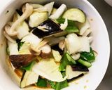 根菜茄子白菜コク旨ふりかけ風温野菜サラダ作り方14写真