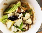 根菜茄子白菜簡単ごま味噌味温野菜サラダ作り方15写真