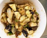 根菜茄子白菜簡単ごま味噌味温野菜サラダ作り方16写真