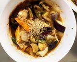 根菜茄子白菜コク旨ふりかけ風温野菜サラダ作り方19写真