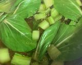 ちんげん菜スープ作り方5写真