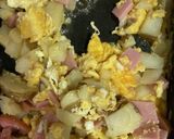 明太子と玉子とじゃがの博多風炒めもん作り方1写真