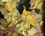 明太子と玉子とじゃがの博多風炒めもん作り方1写真