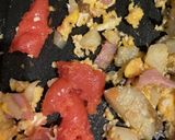 明太子と玉子とじゃがの博多風炒めもん作り方2写真