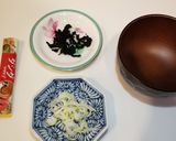 超簡単　焼肉屋のわかめスープ作り方1写真
